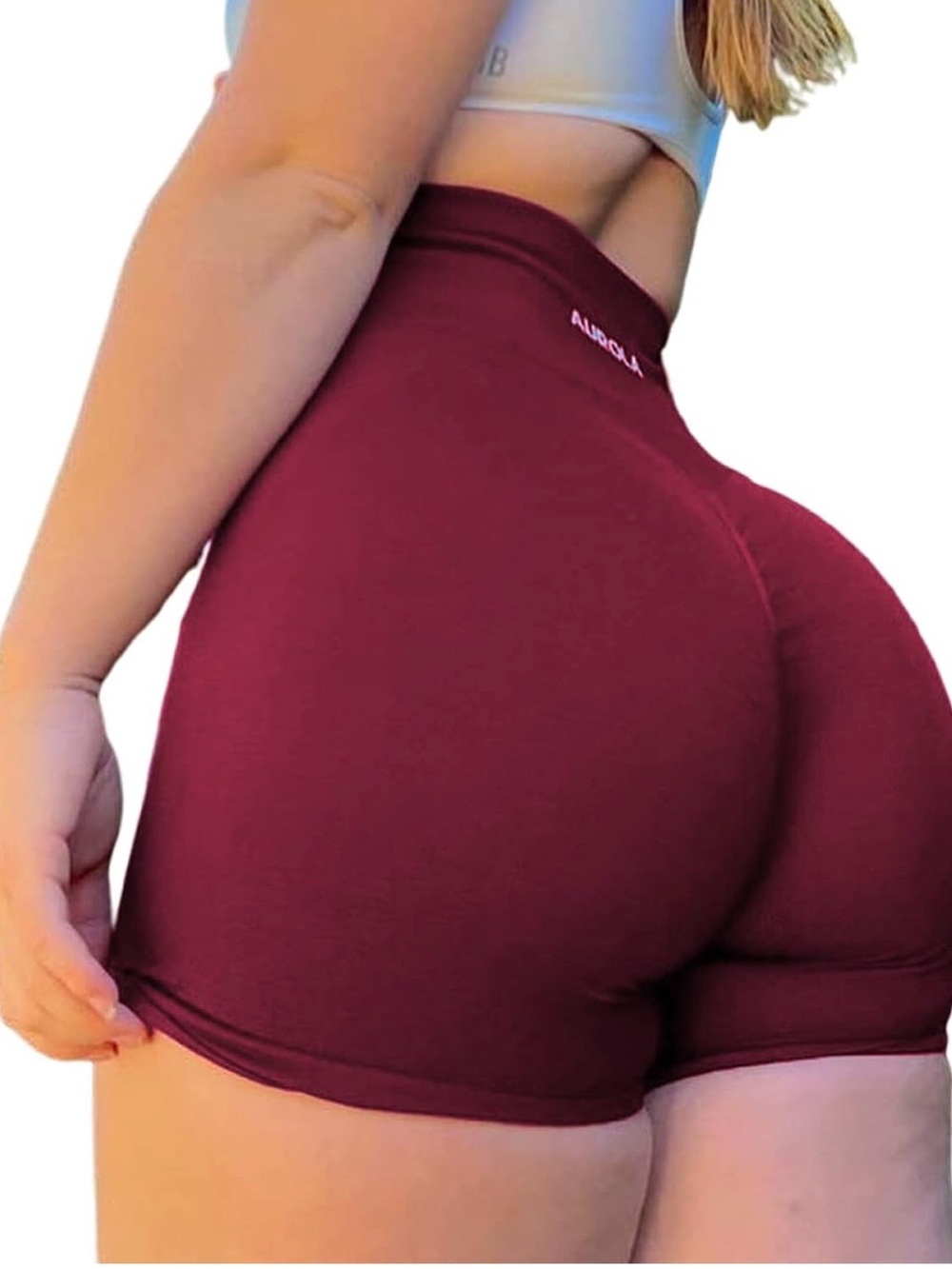 Aurola Burgundy Women’s Active Shorts